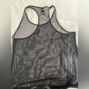 Victoria Sport Mesh Top Black